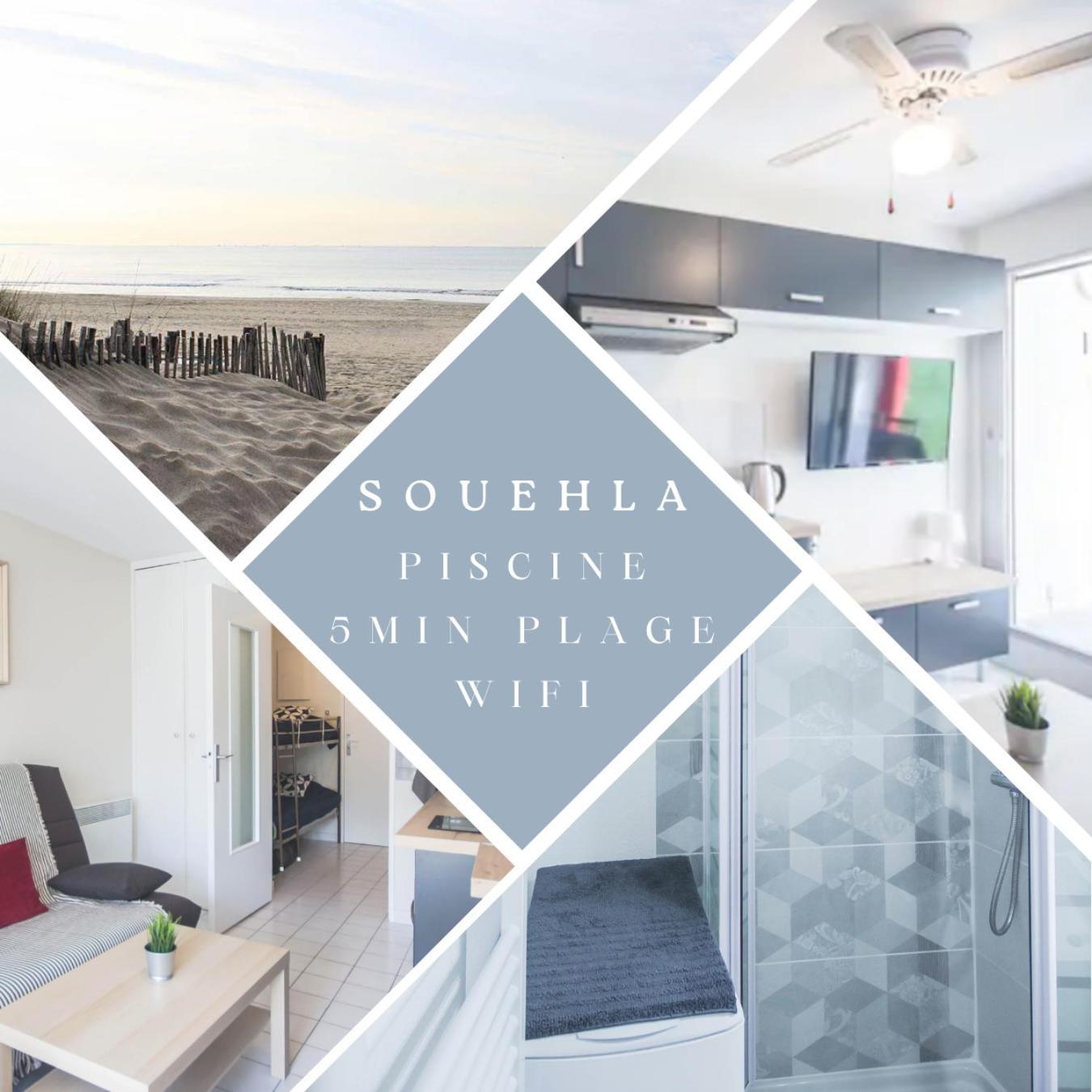 Le Souehla Appart - Piscine Wifi Parking Residence Les Sables D'Or - La Grande Motte Exteriör bild